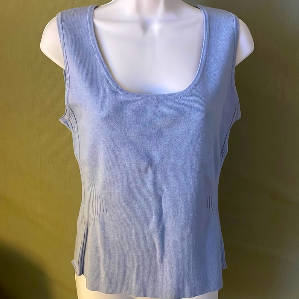 Collection by Harve Benard blue sleeveless top size M